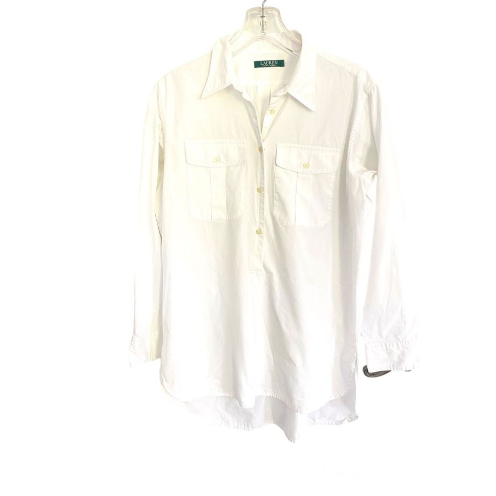 Lauren White Button up Shirt